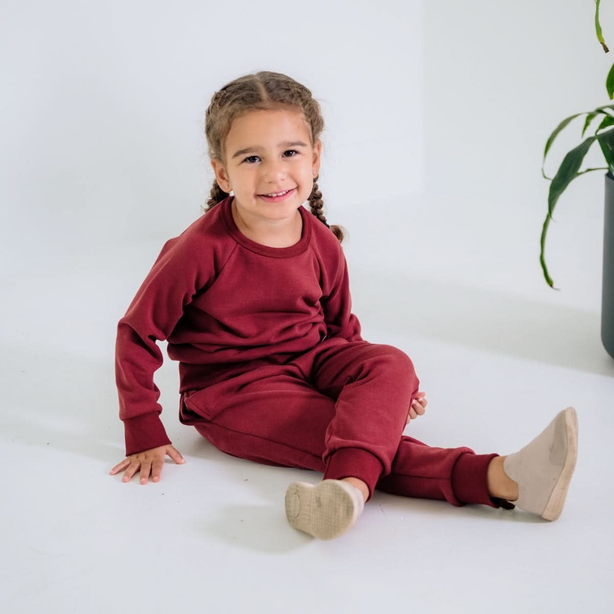 Fleece Raglan Pullover | Dusty Lilac