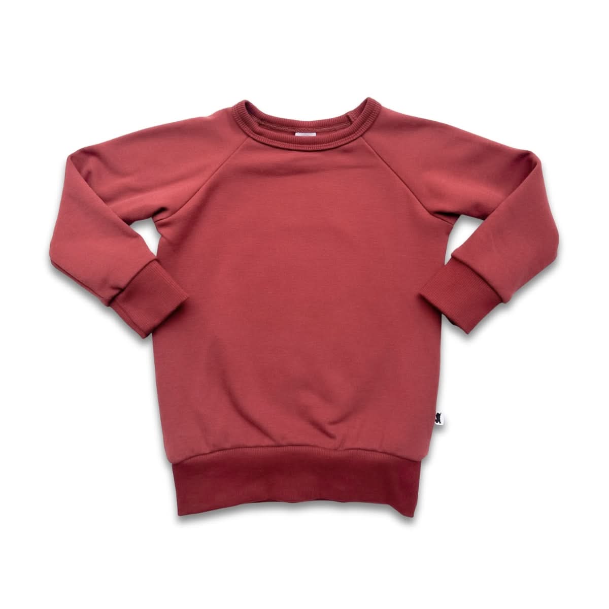 Youth Fleece Pullover | Terracotta