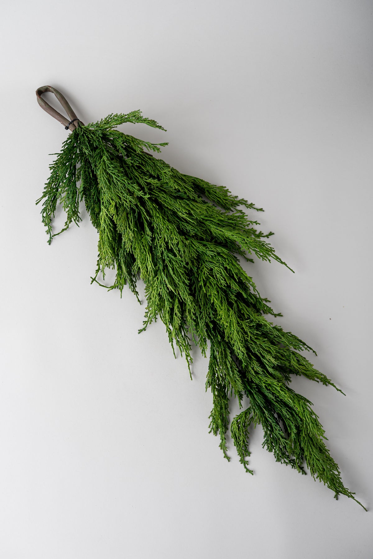 Faux Cedar Garland - Teardrop