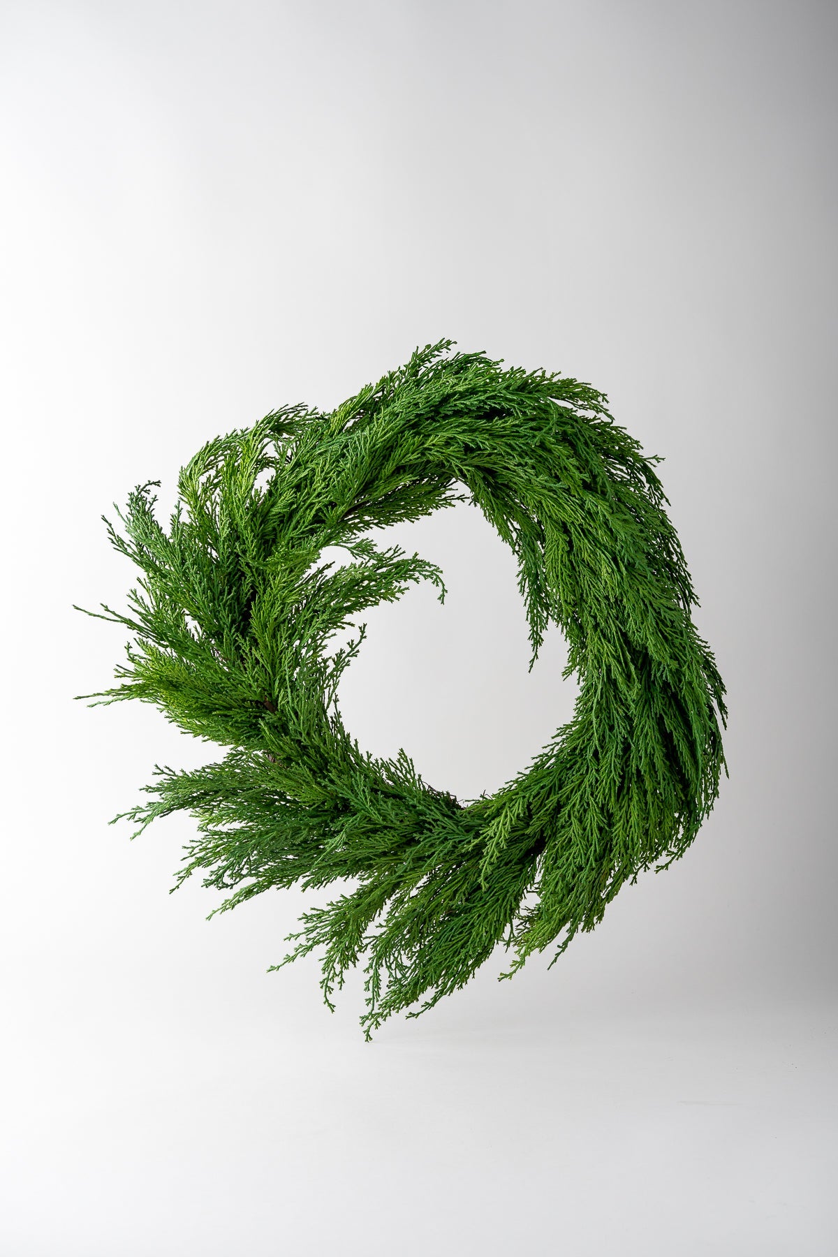 Faux Cedar Wreath