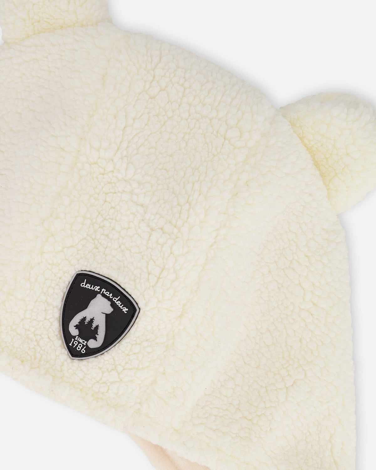 Lined Baby Sherpa Hat Off-White