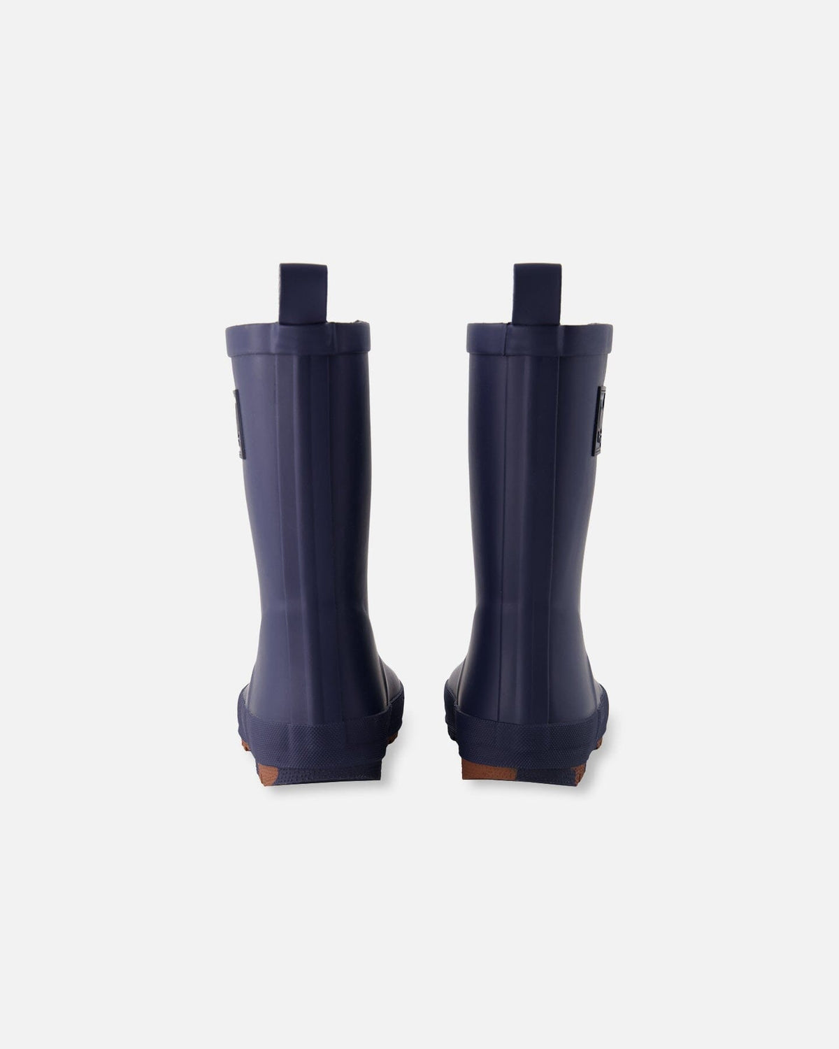Rain Boots In Natural Rubber Navy Blue