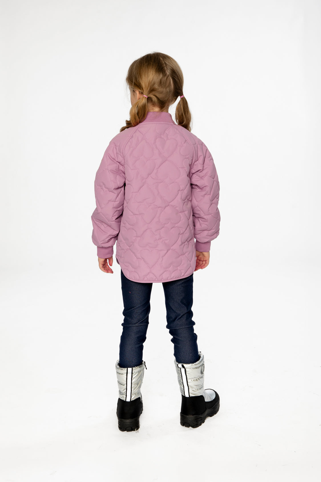 Quilted Jacket Mauve Pink