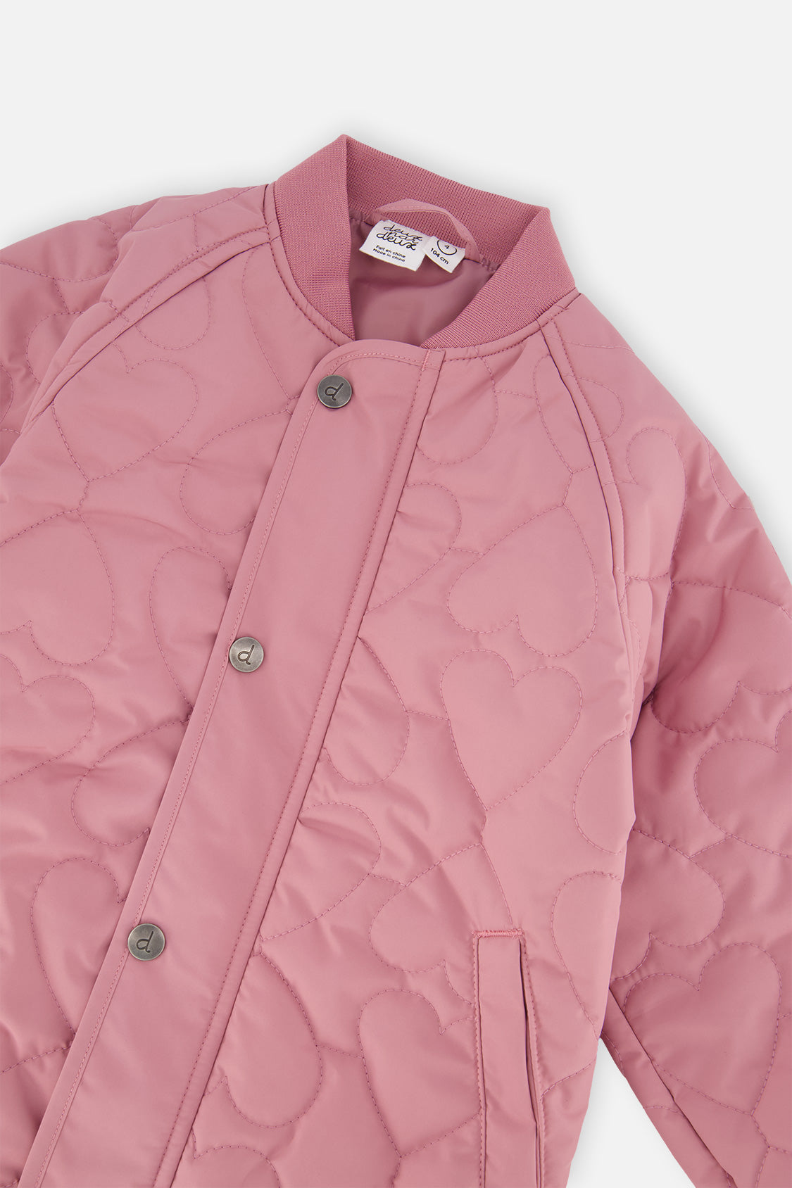 Quilted Jacket Mauve Pink