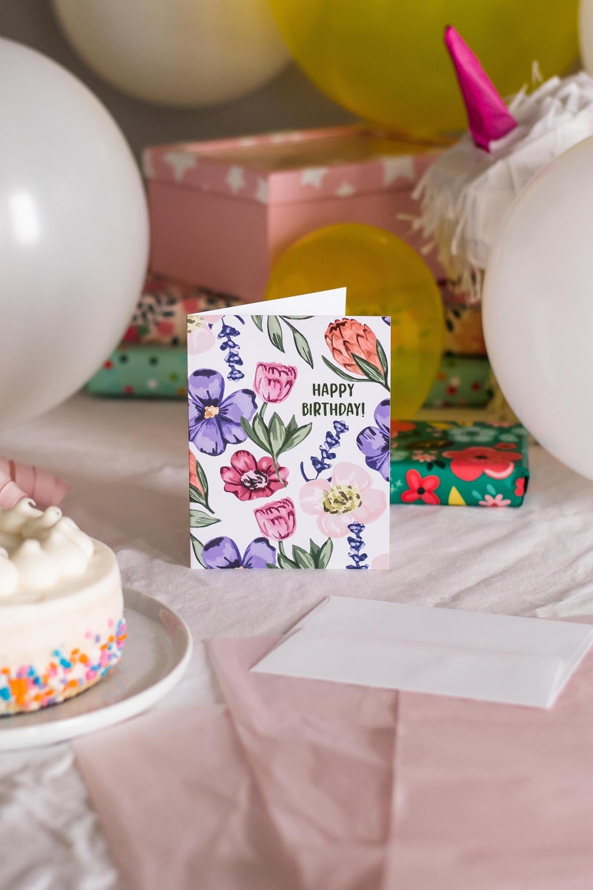 Happy Birthday (Floral)