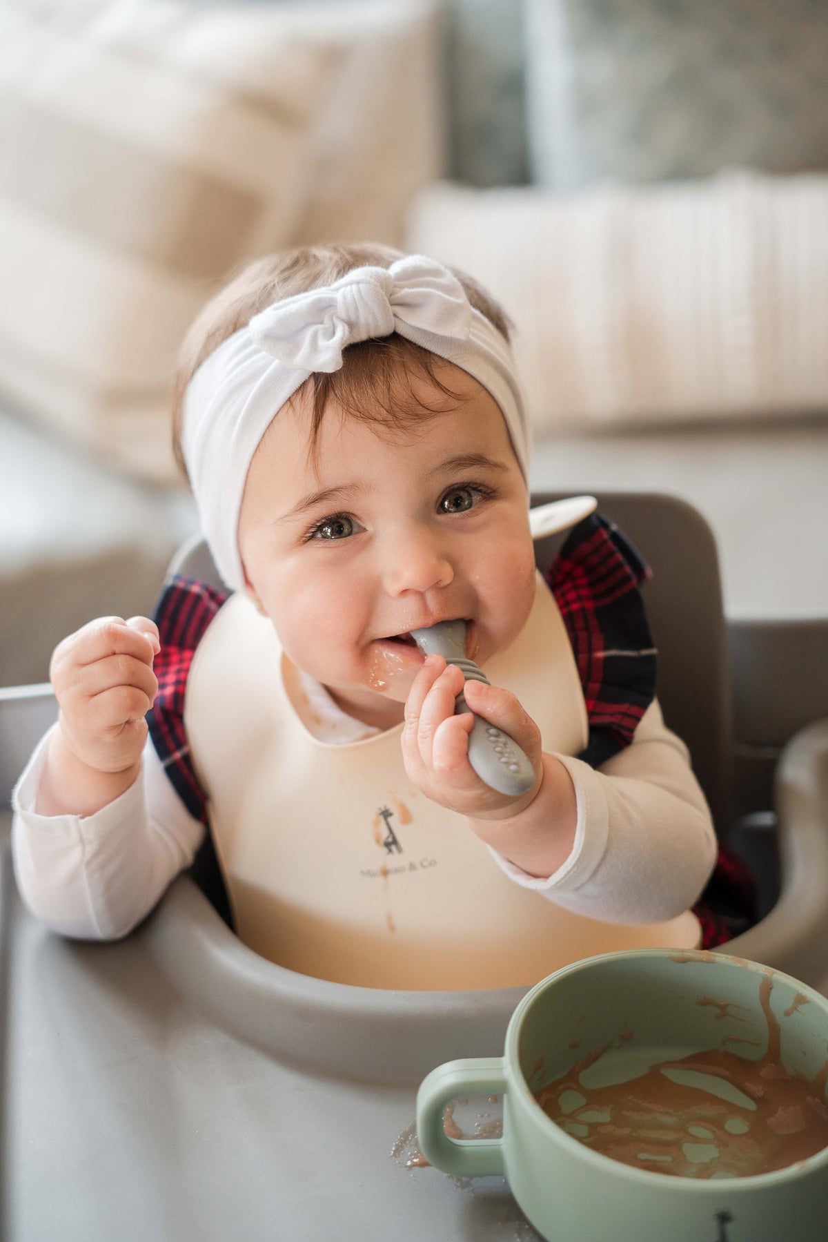 Silicone Baby-Led Weaning Spoons | Cuillères DME pour bébé en silicone