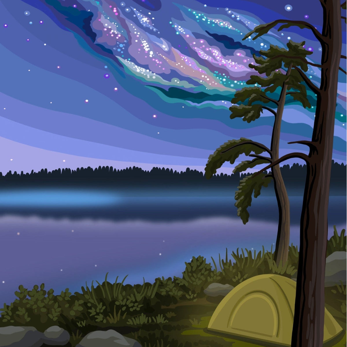 Northern Camping | 1000-Piece Puzzle