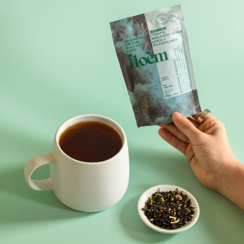 Loose Leaf Earl GreyTea, Lemon & Wild Bergamot | Thé en vrac - Earl Grey, Citron & Bergamote