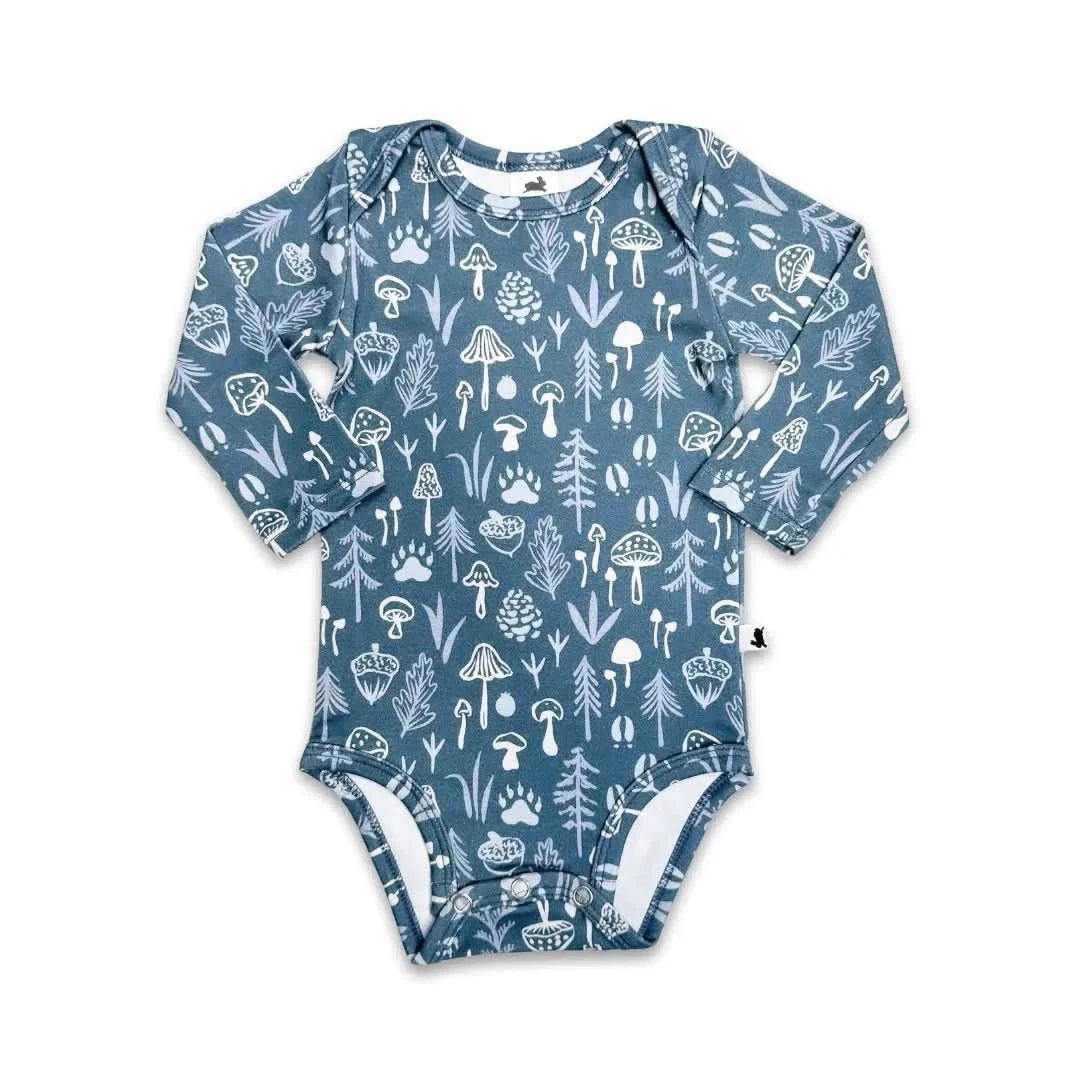 Long-Sleeve Bodysuit Berry Stripe