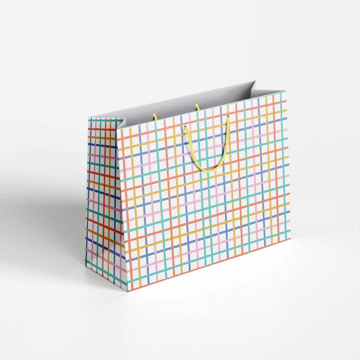Prismatic Striped Pattern Gift Bag
