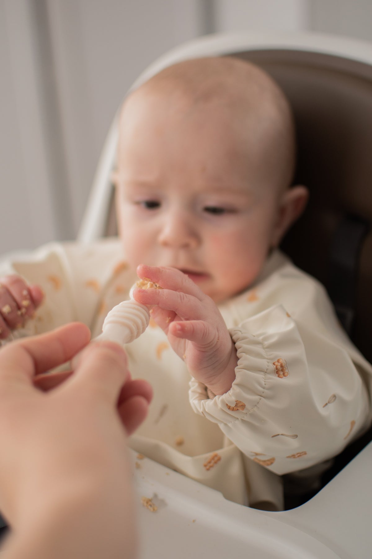 Silicone Baby-Led Weaning Spoons | Cuillères DME pour bébé en silicone