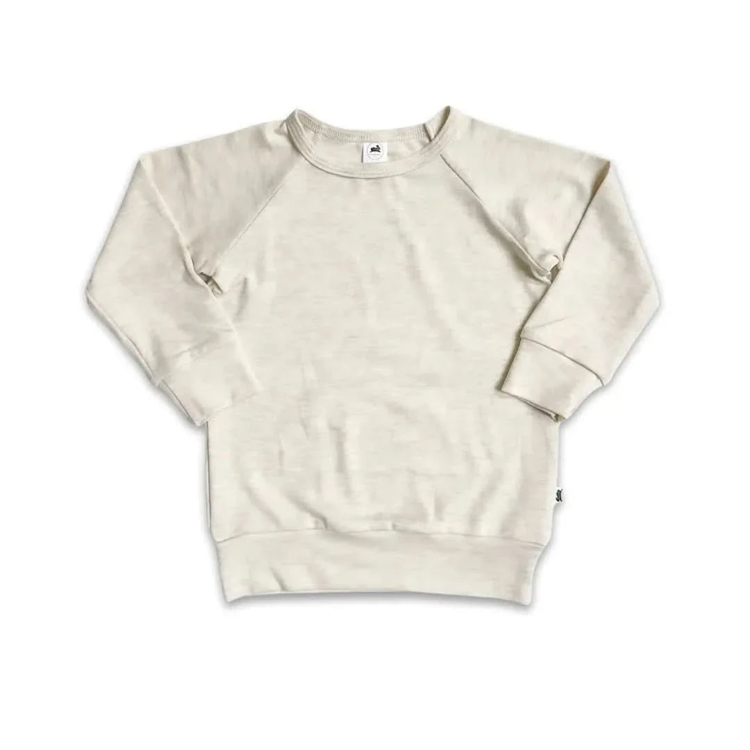 Fleece Raglan Pullover | Ash