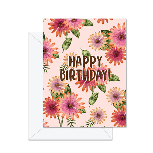 Happy Birthday (African Daisies)