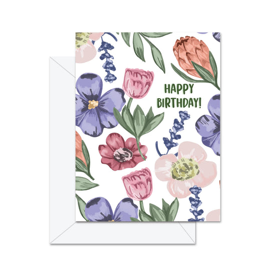 Happy Birthday (Floral)