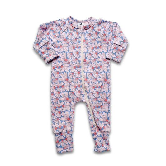 Footed Bodysuit | Saltwater Floral