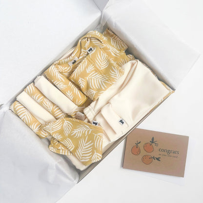 Capsule Gift Box | Palm Fronds & Cream