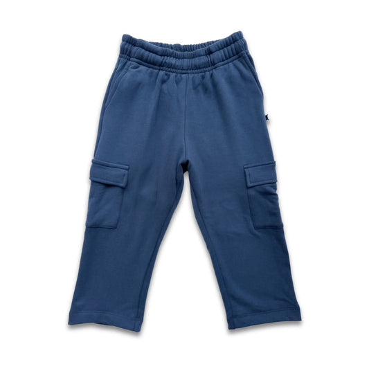 Youth Fleece Cargo Pants | Navy