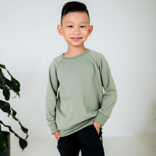 Youth Fleece Pullover | Terracotta