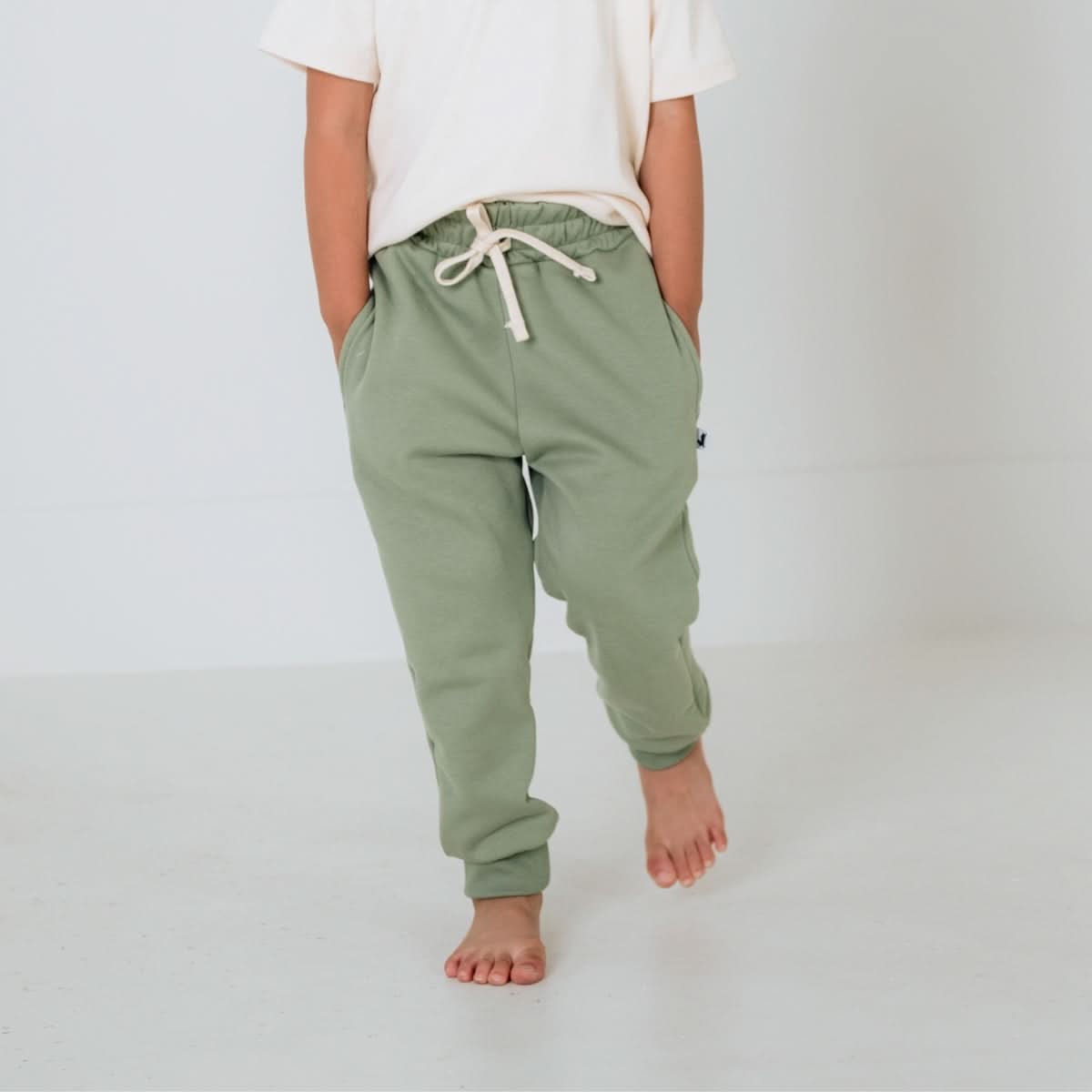 Fleece Joggers Terracotta