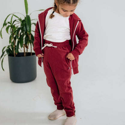 Fleece Joggers Terracotta
