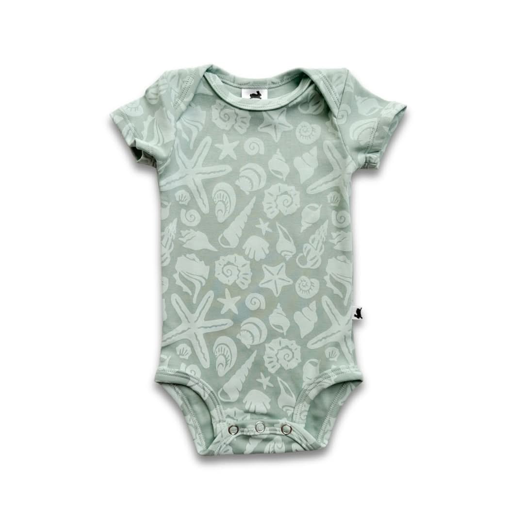 Short-Sleeved Bodysuit | Tidal Blue