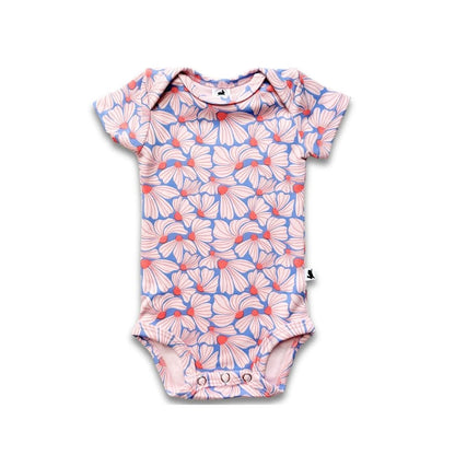Short-Sleeved Bodysuit | Tangerine