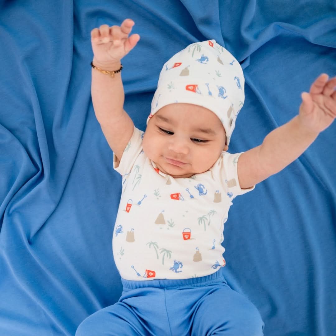 Short-Sleeved Bodysuit | Tidal Blue