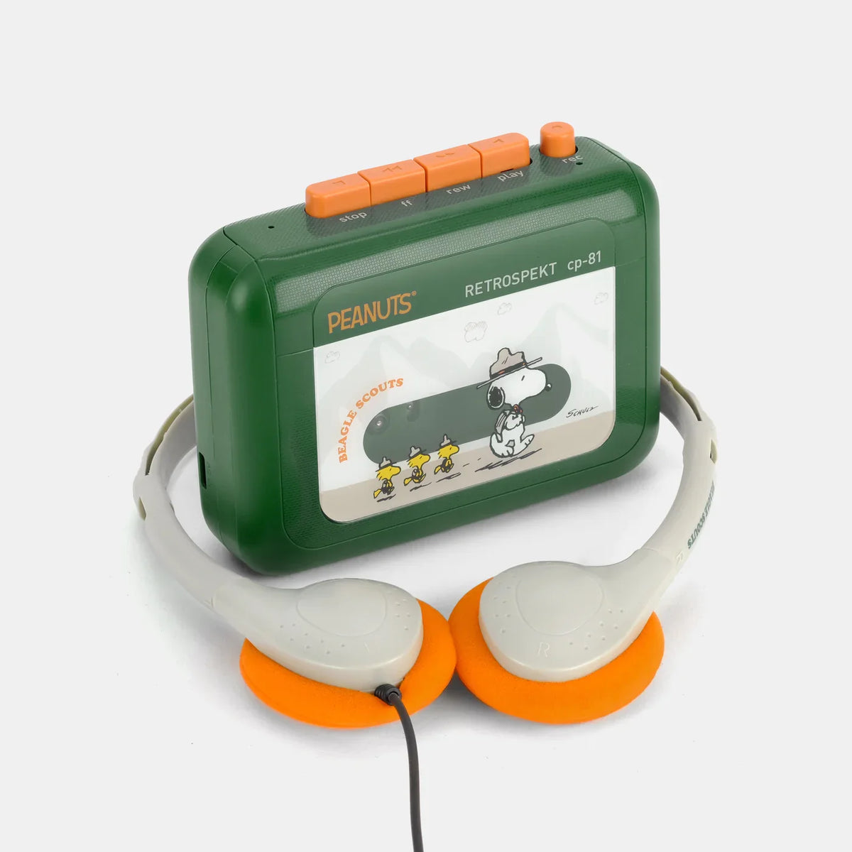 Peanuts Beagle Scouts Cassette Player