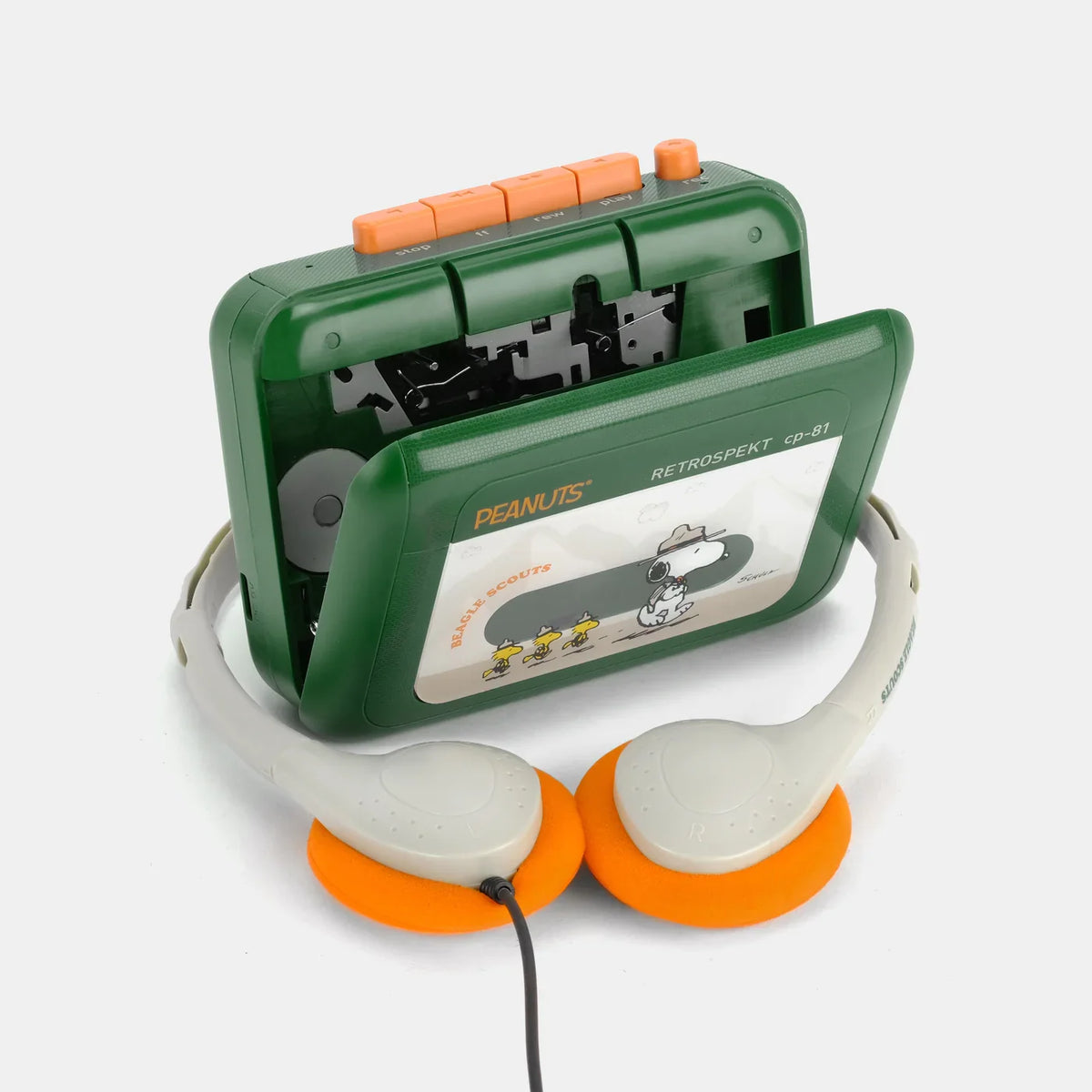 Peanuts Beagle Scouts Cassette Player