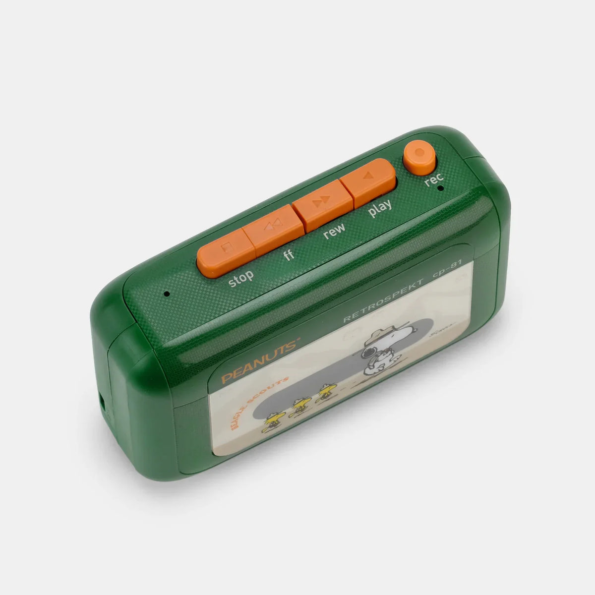 Peanuts Beagle Scouts Cassette Player