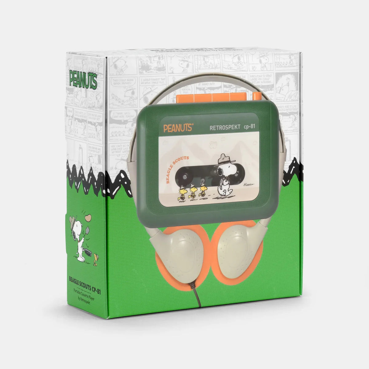 Peanuts Beagle Scouts Cassette Player