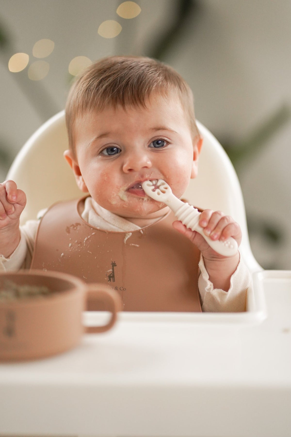 Silicone Baby-Led Weaning Spoons | Cuillères DME pour bébé en silicone