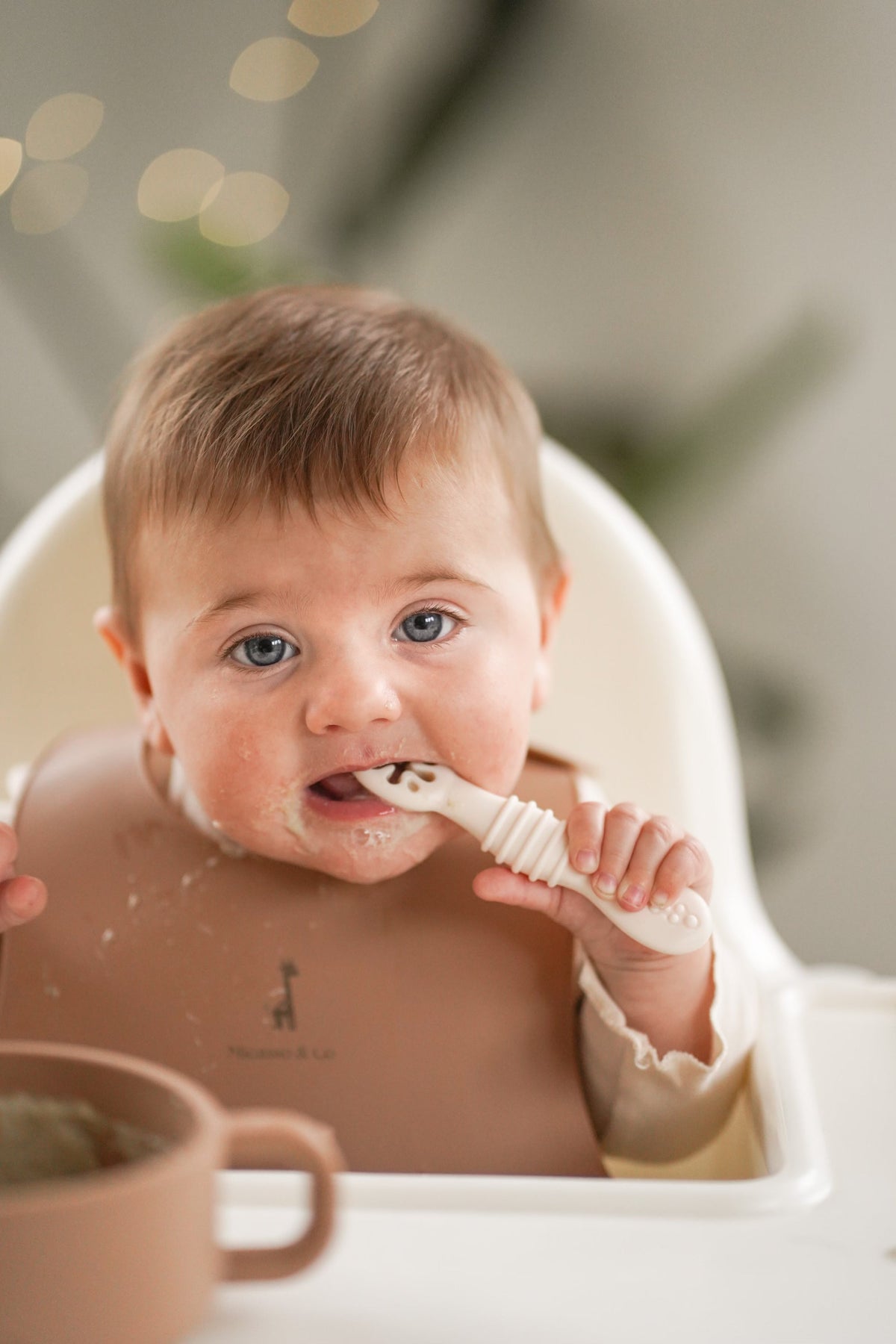 Silicone Baby-Led Weaning Spoons | Cuillères DME pour bébé en silicone