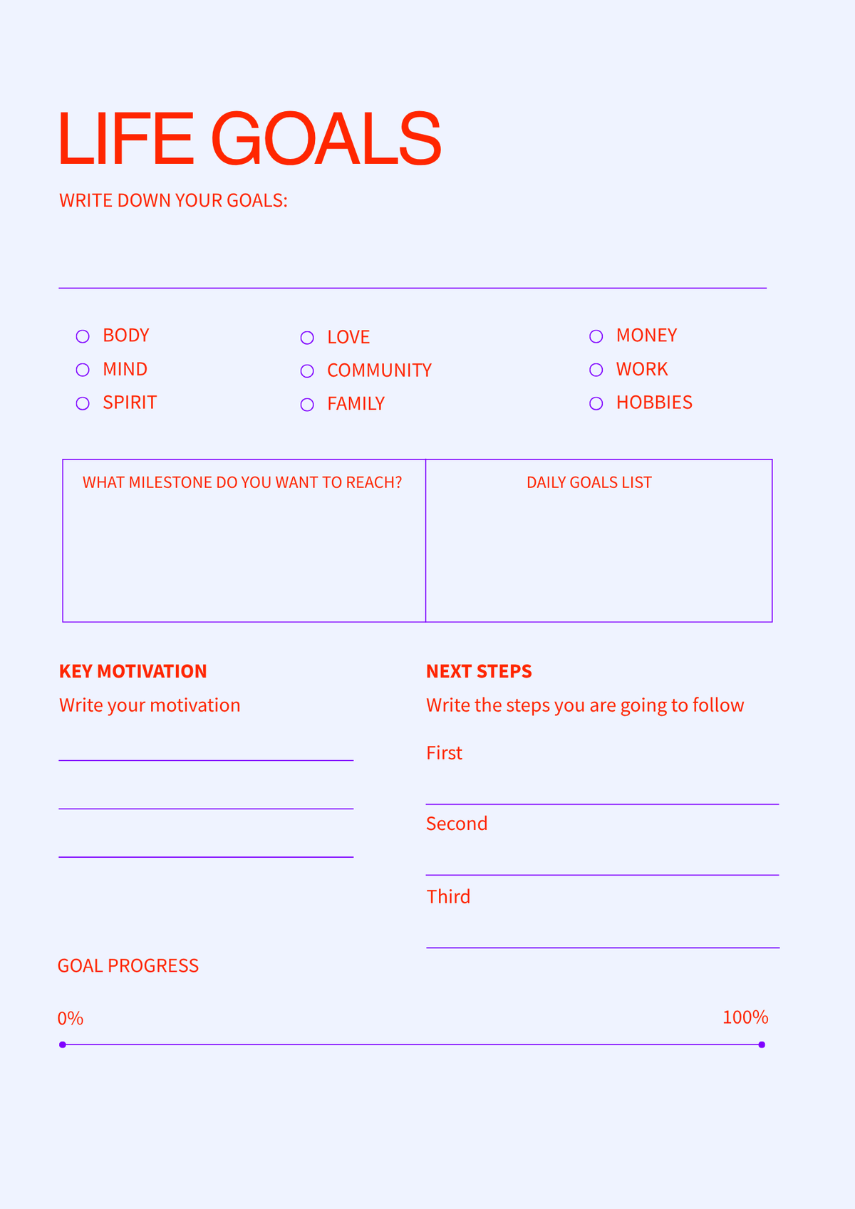 Inuusirmut Turaarijaujuq (Life Goals) Printable | Inuktitut, English & French