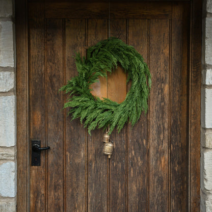 Faux Cedar Wreath