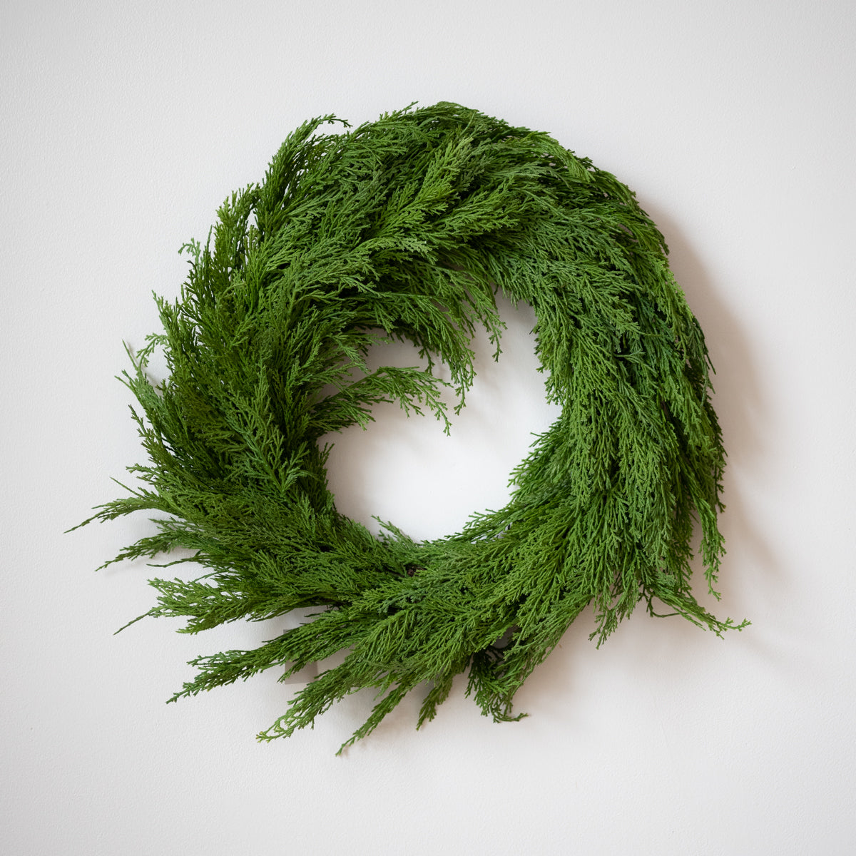 Faux Cedar Wreath
