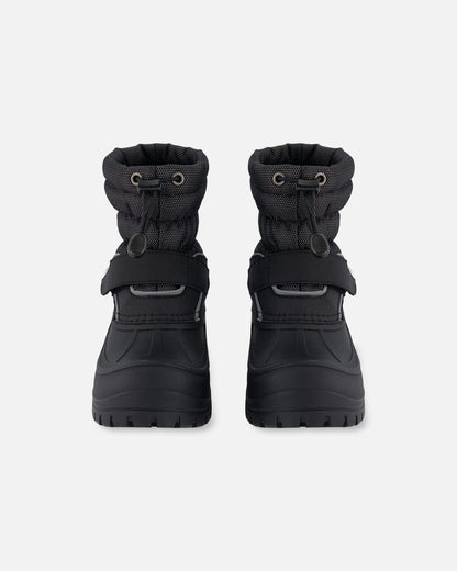 Winter Boots Solid Black