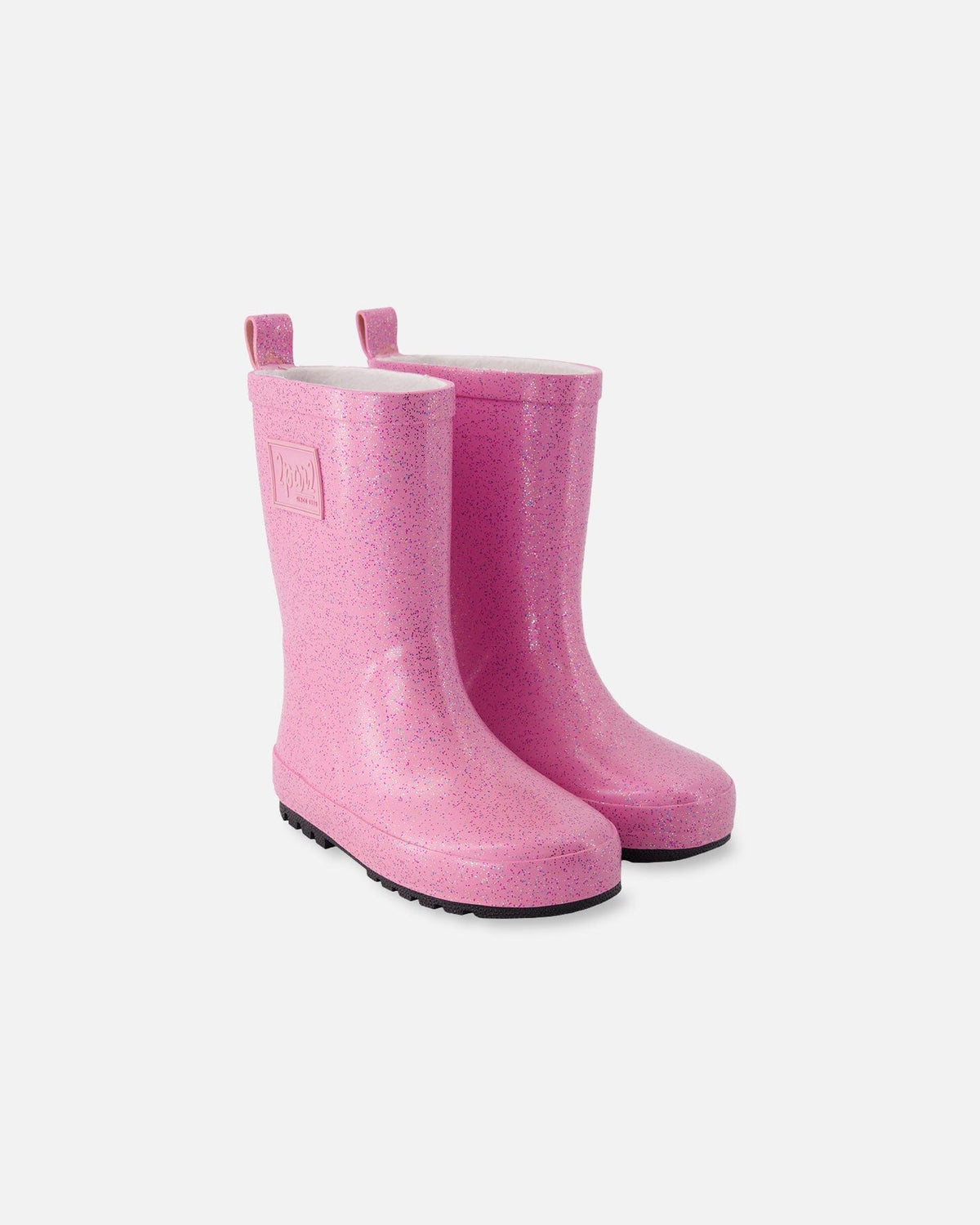 Rain Boots In Natural Rubber Pink