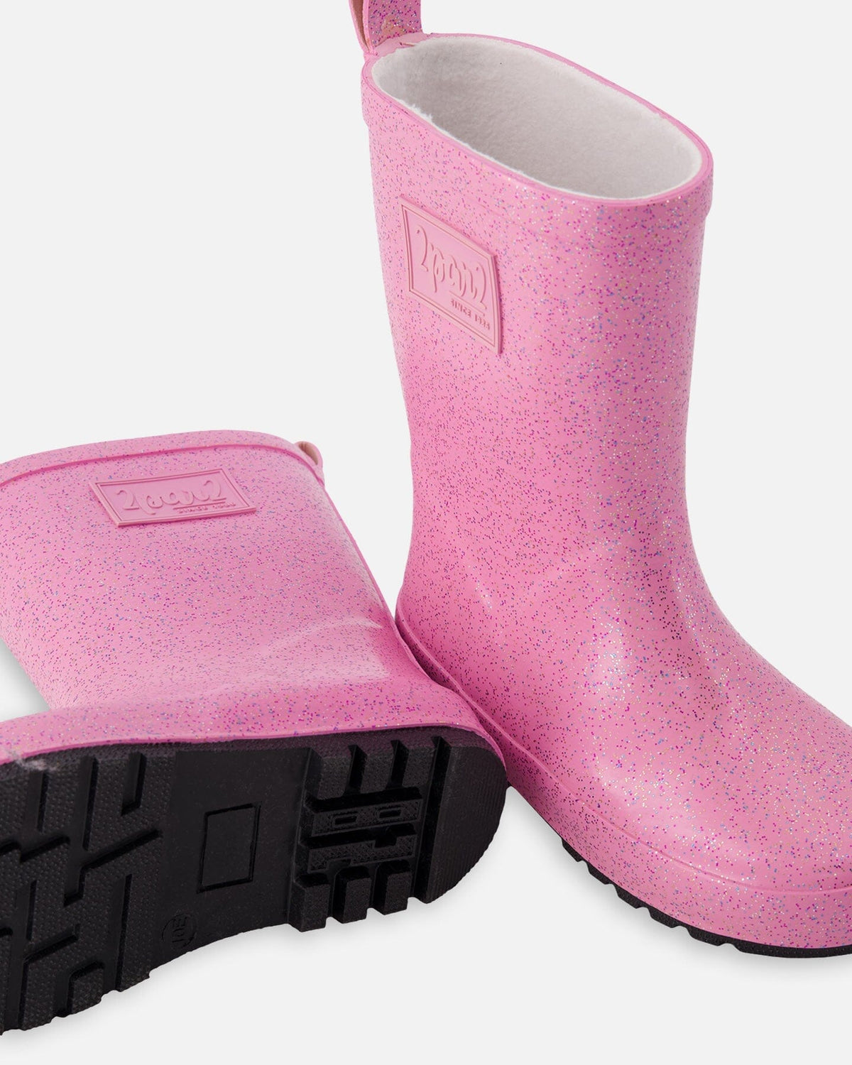 Rain Boots In Natural Rubber Pink