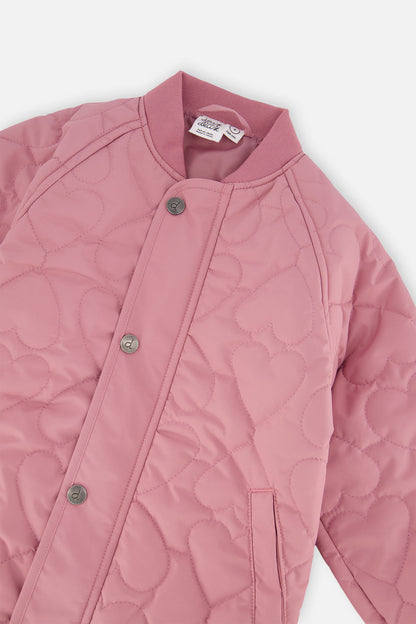 Quilted Jacket Mauve Pink