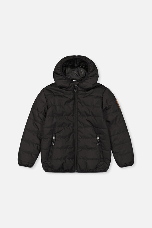 Insulated Quilted Fall Jacket Black
