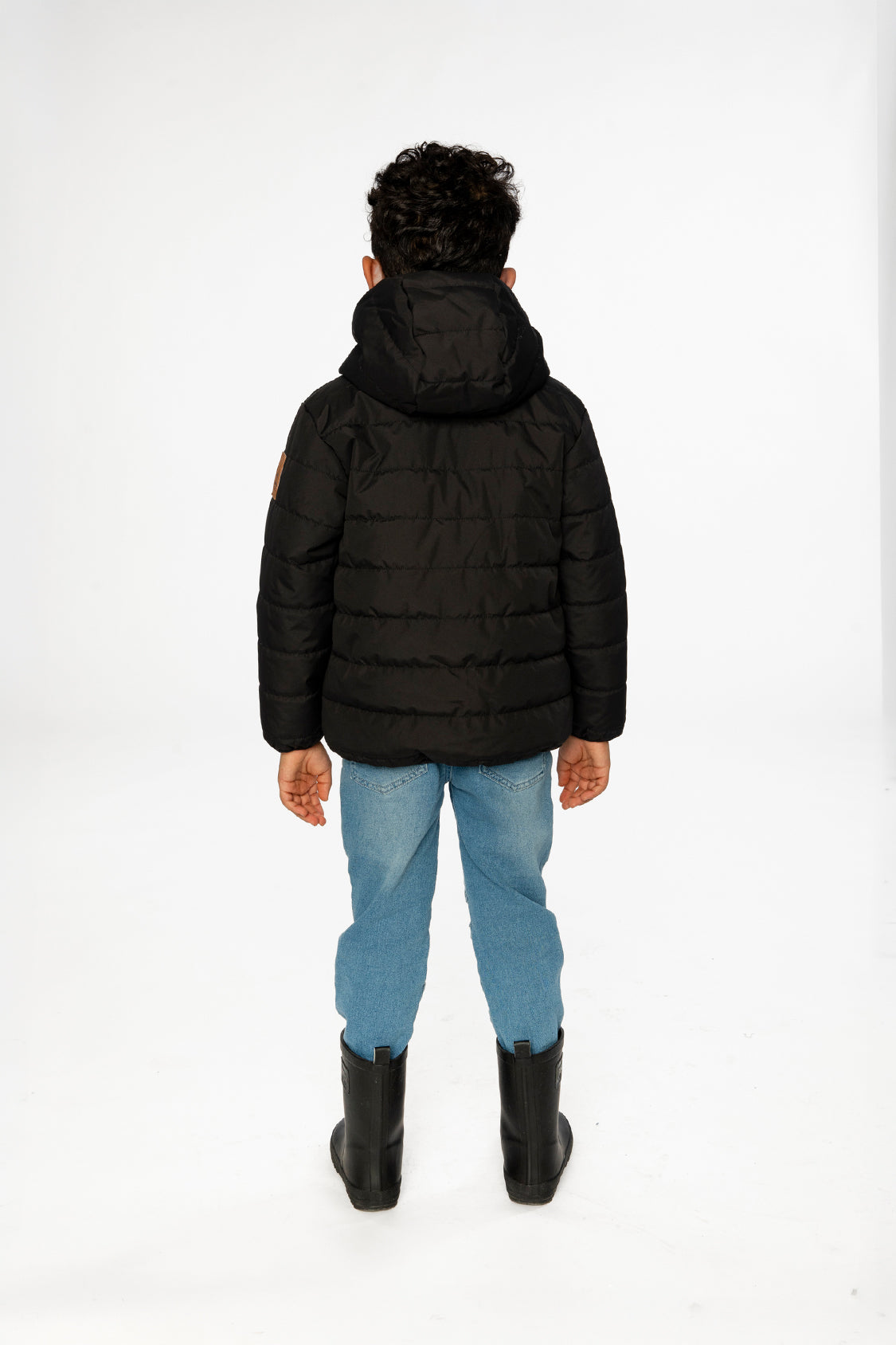 Insulated Quilted Fall Jacket Black