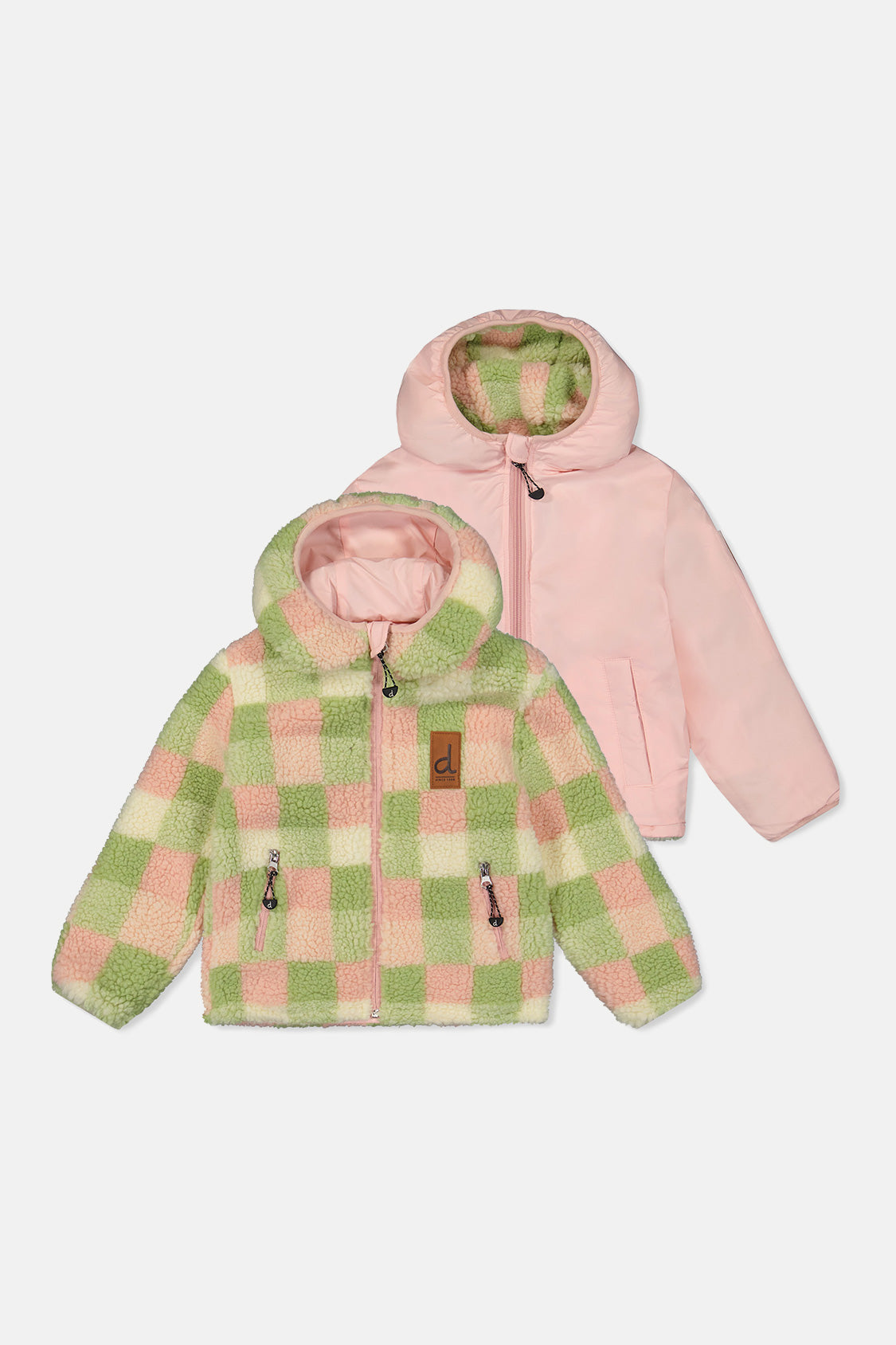 Reversible Fall Jacket Pale Dusty Pink