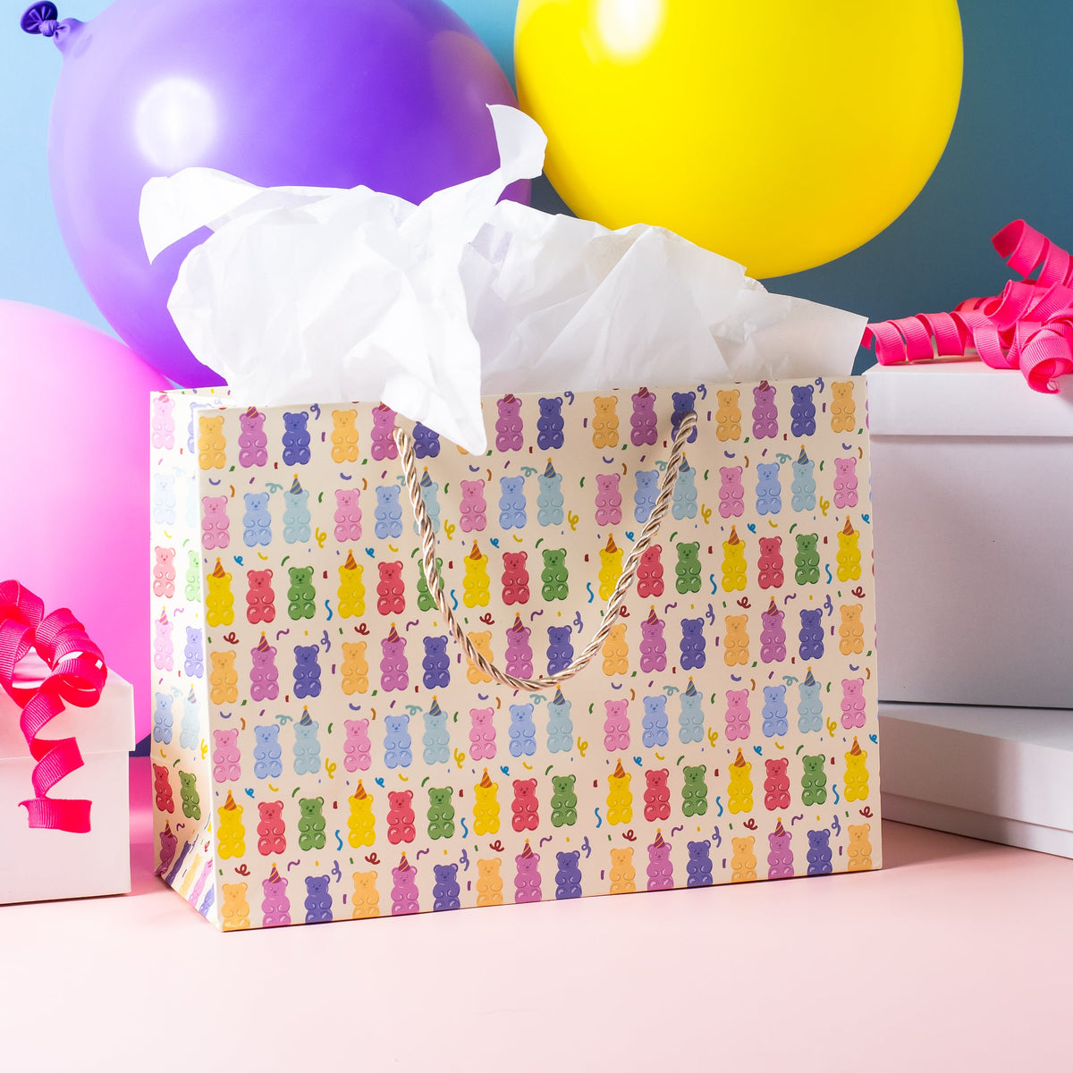 Gummy Bear Pattern Gift Bag