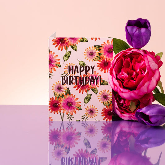 Happy Birthday (African Daisies)