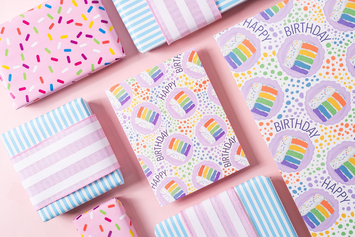Happy Birthday Rainbow Cake