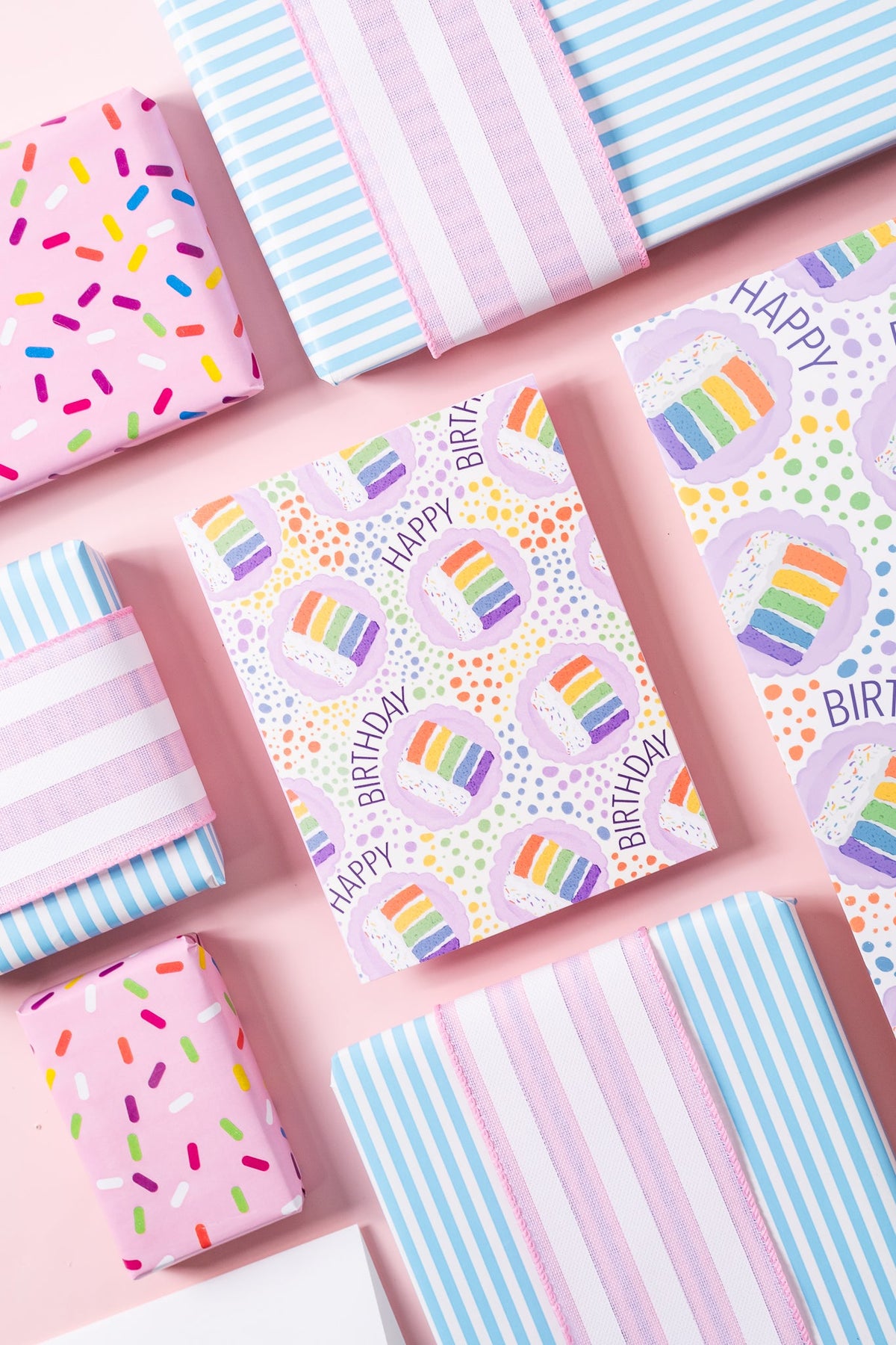 Happy Birthday Rainbow Cake