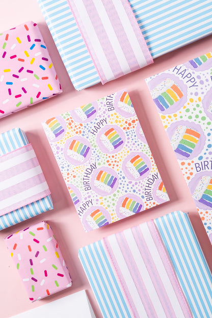 Happy Birthday Rainbow Cake