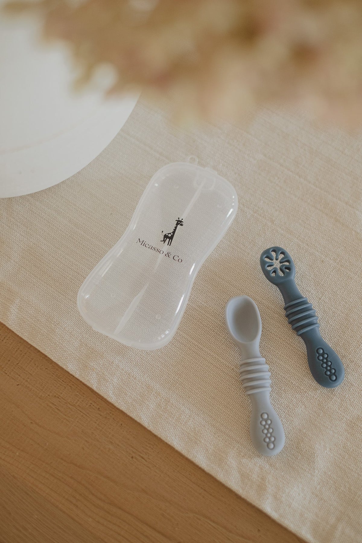 Silicone Baby-Led Weaning Spoons | Cuillères DME pour bébé en silicone