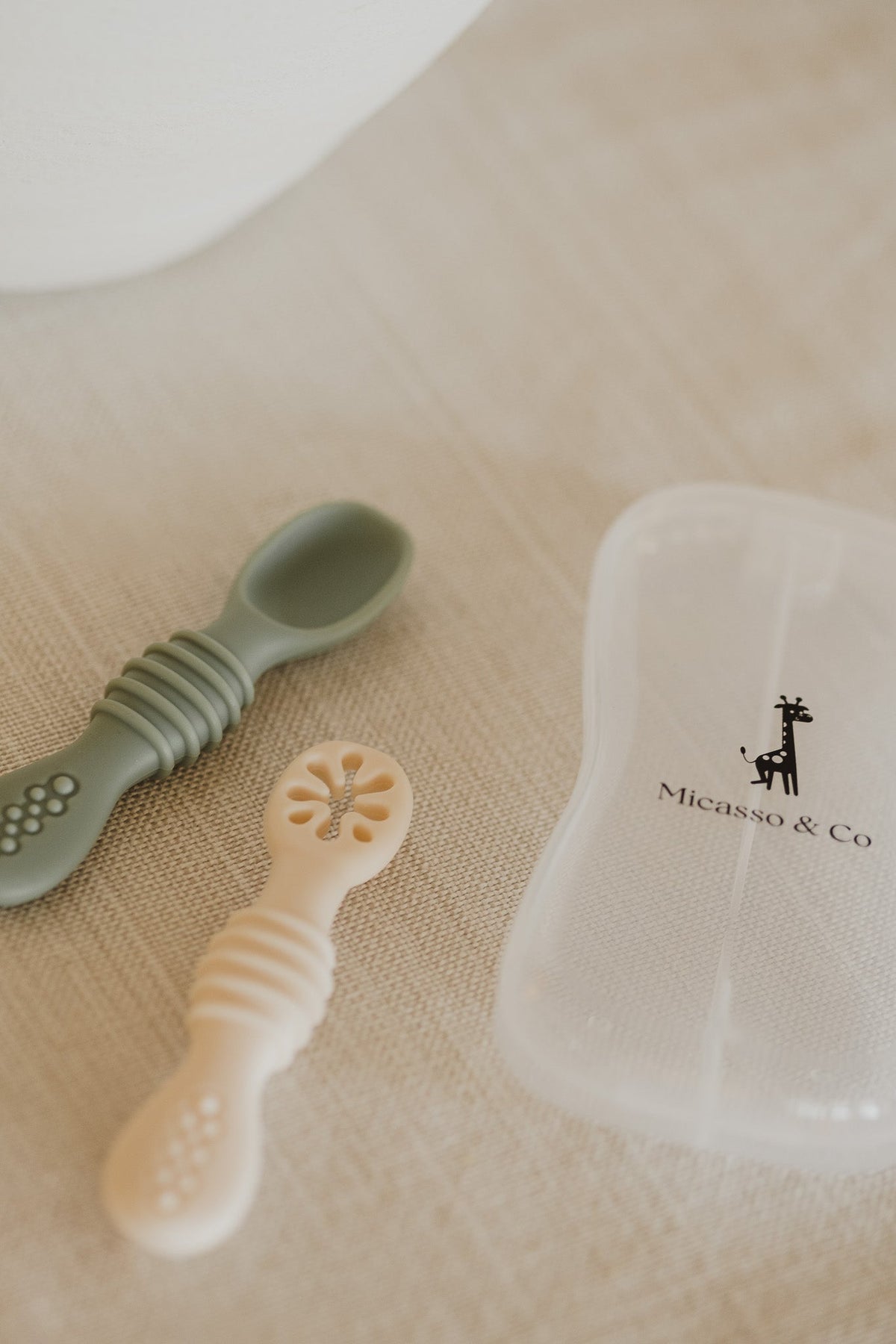 Silicone Baby-Led Weaning Spoons | Cuillères DME pour bébé en silicone